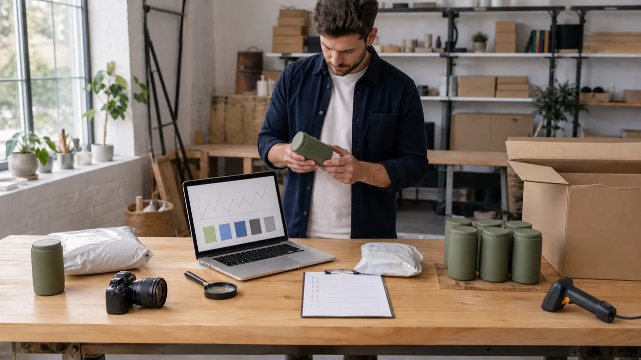 An ecommerce operator maps a supplier-direct product test into a stocked Amazon fulfillment workflow for a proven item