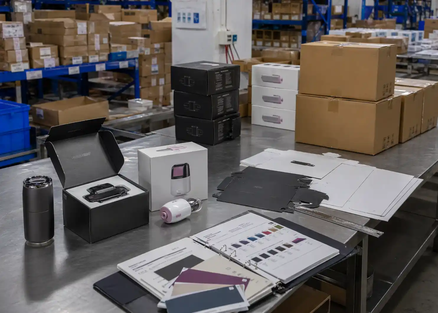 Custom printed boxes and outer cartons prepared for validated private label products