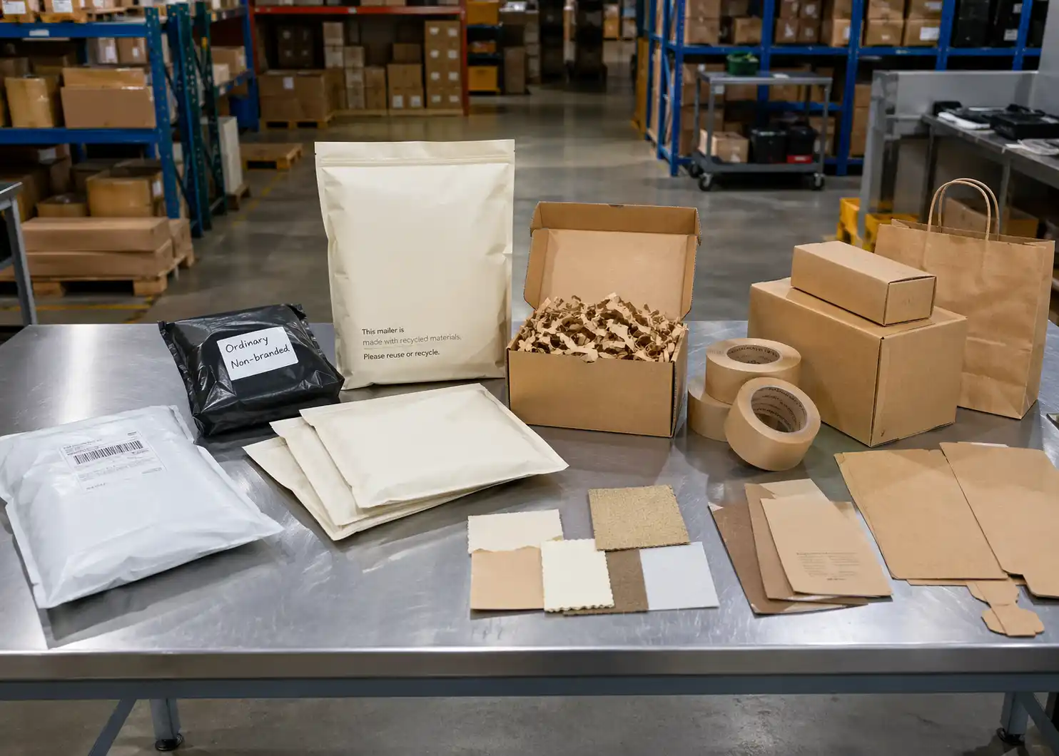 Sustainable mailers, paper cartons, and recycled packaging materials for private label dropshipping
