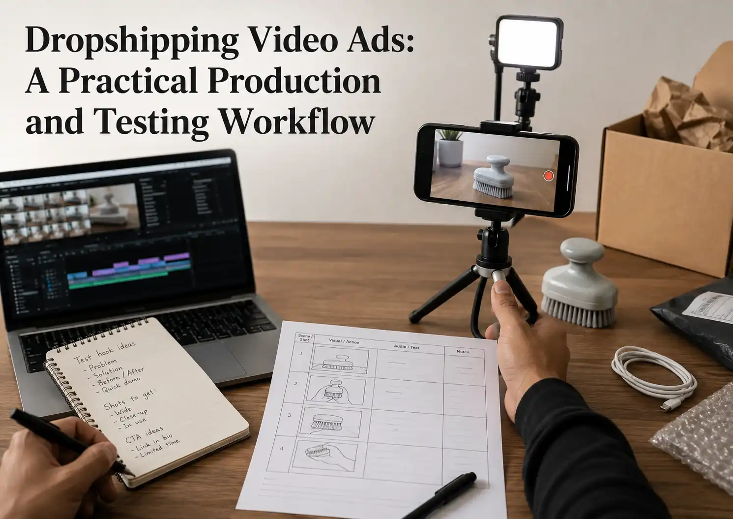 Dropshipping Video Ads: A Practical Production and Testing Workflow