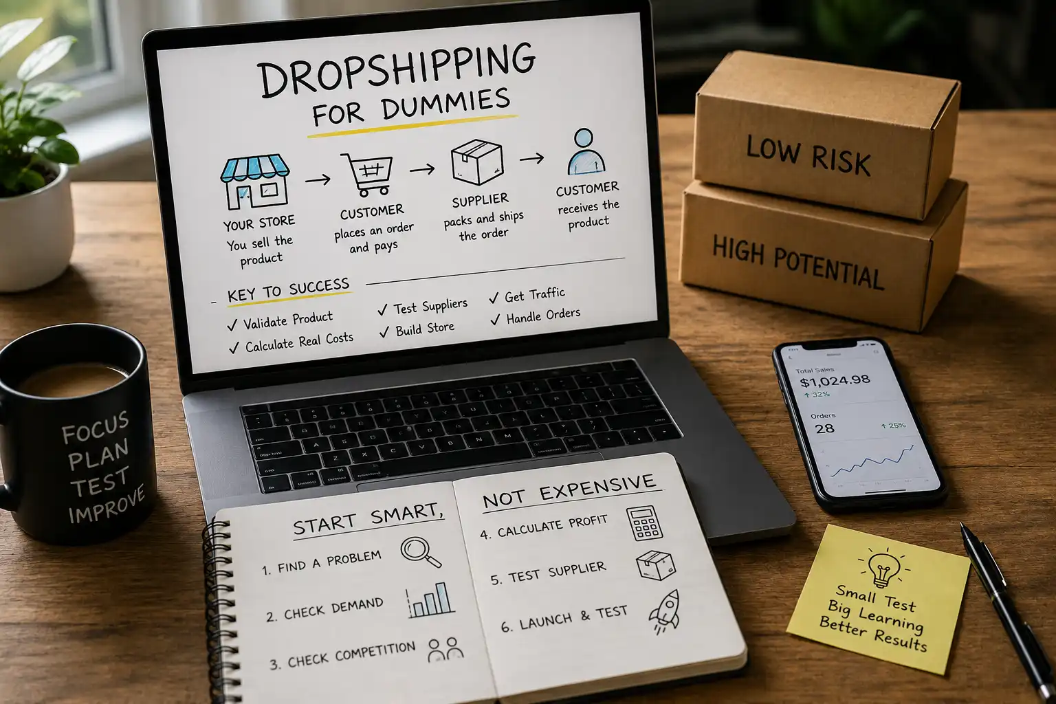 Dropshipping for Dummies: How to Start Without Costly