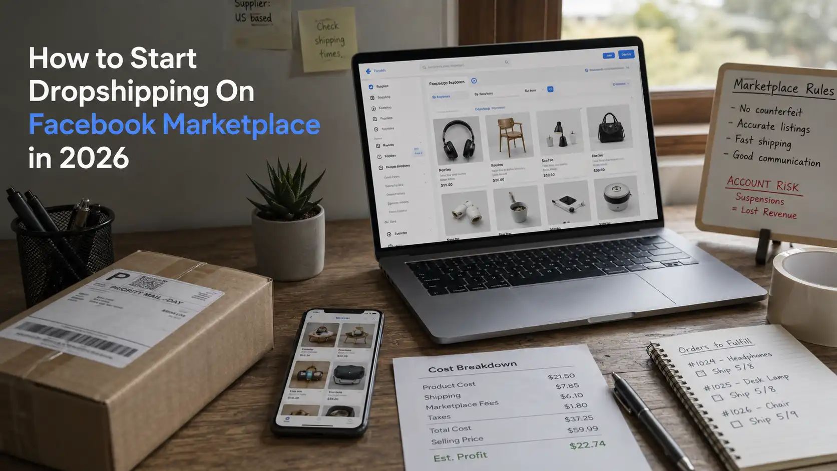 How to Start Dropshipping On Facebook Marketplace in 2026