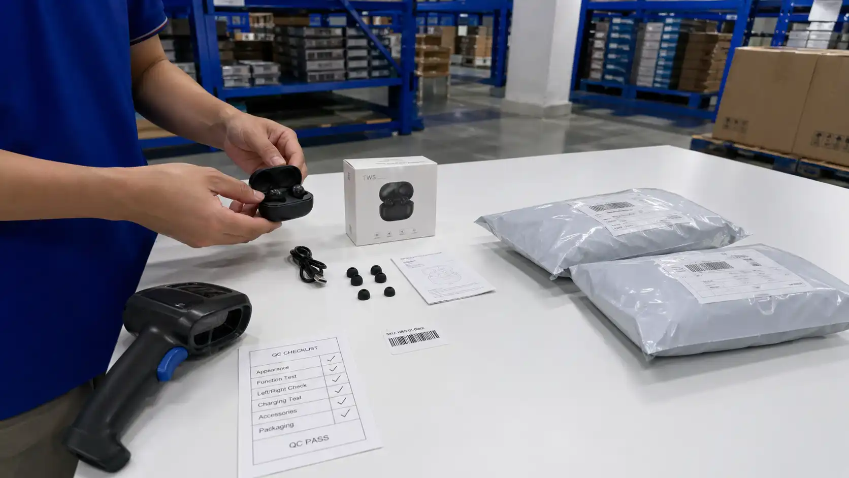 QC-checked private agent order dispatch setup before TikTok Shop orders
