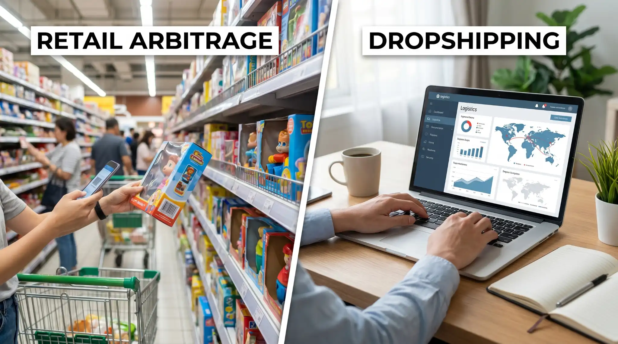 What Makes retail arbitrage vs dropshipping Better for Beginners?
