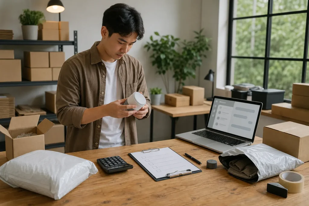 A seller connecting product quality, cost, packaging, and customer support in one operating review