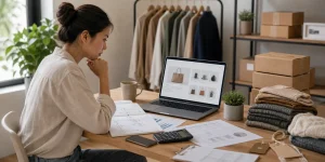 Ecommerce owner reviewing the value of a managed online store platform